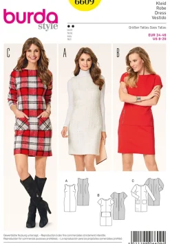 Burda Schnittmuster 6609 Kleid