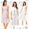 Burda Schnittmuster 6687 Kleid & Jacke