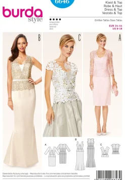 Burda Schnittmuster 6646 Kleid & Top