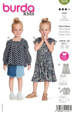 Burda Schnittmuster 9249 Kleid Bluse