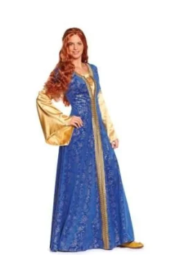 Burda Schnittmuster 7468 Kleid Haube Mittelalter