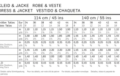 Burda Schnittmuster 6773 Kleid Jacke