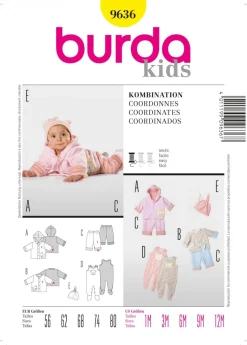 Burda Schnittmuster 9636 Kombination