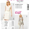 Burda Schnittmuster 7075 Kombination