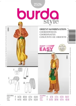 BurdaSchnittmuster2526Orient-Kombination