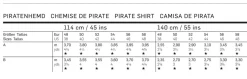 Burda Schnittmuster 7332 Piratenhemd