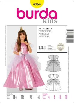 BurdaSchnittmuster4364Prinzessin