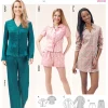 Burda Schnittmuster 6742 Pyjama & Nachthemd