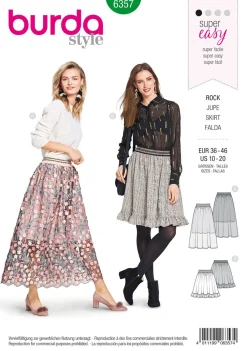 Burda Schnittmuster 6357 Rock