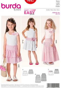 Burda Schnittmuster 9442 Rock