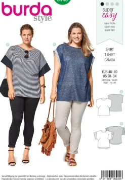 Burda Schnittmuster 6445 Shirt