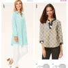 Burda Schnittmuster 6633 Tunika