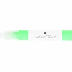 Candle Liner Kerzenmalfarbe Neongrün 30ml von Rico Design