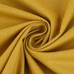 Canvas Baumwollstoff Waterproof wasserabweisende Ausrüstung uni curry-gelb 1,40m Breite