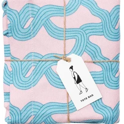 Canvas-Shopper Baumwolltasche Myzel Rosa 38x40cm von Rico Design