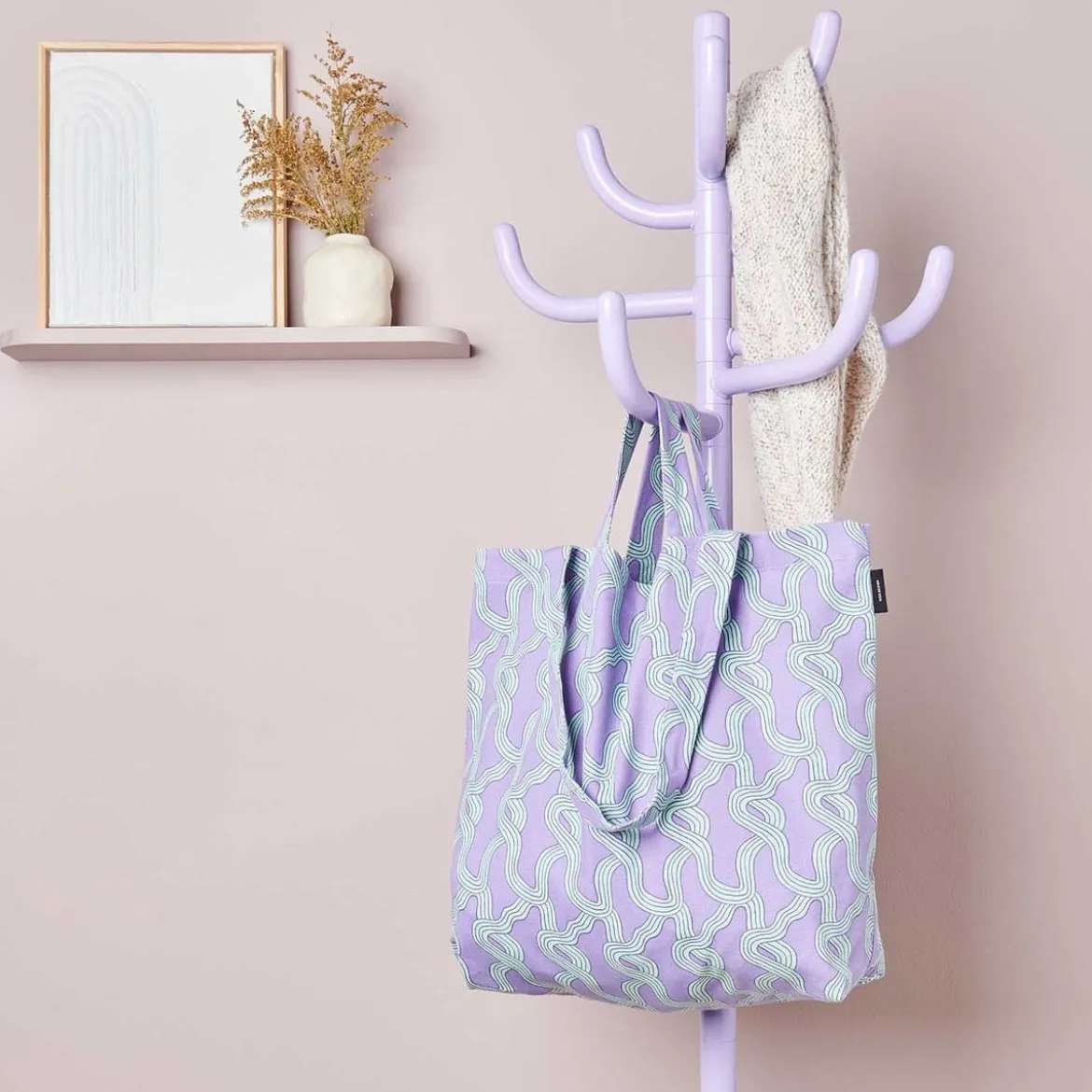 Canvas Stoff Baumwollstoff Myzel Flieder von Rico Design 50x140cm