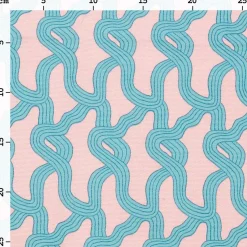 Canvas Stoff Baumwollstoff Myzel Rosa von Rico Design 50x140cm