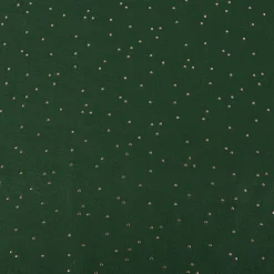 Canvas Stoff Dekostoff Baumwolle Pimiz Goldpunkte dunkelgrün 1,45m Breite