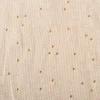 Canvas Stoff Dekostoff Baumwolle Pimiz Goldpunkte natur 1,45m Breite