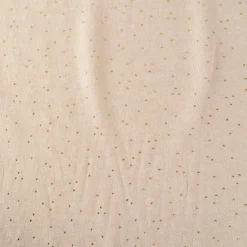 Canvas Stoff Dekostoff Baumwolle Pimiz Goldpunkte natur 1,45m Breite