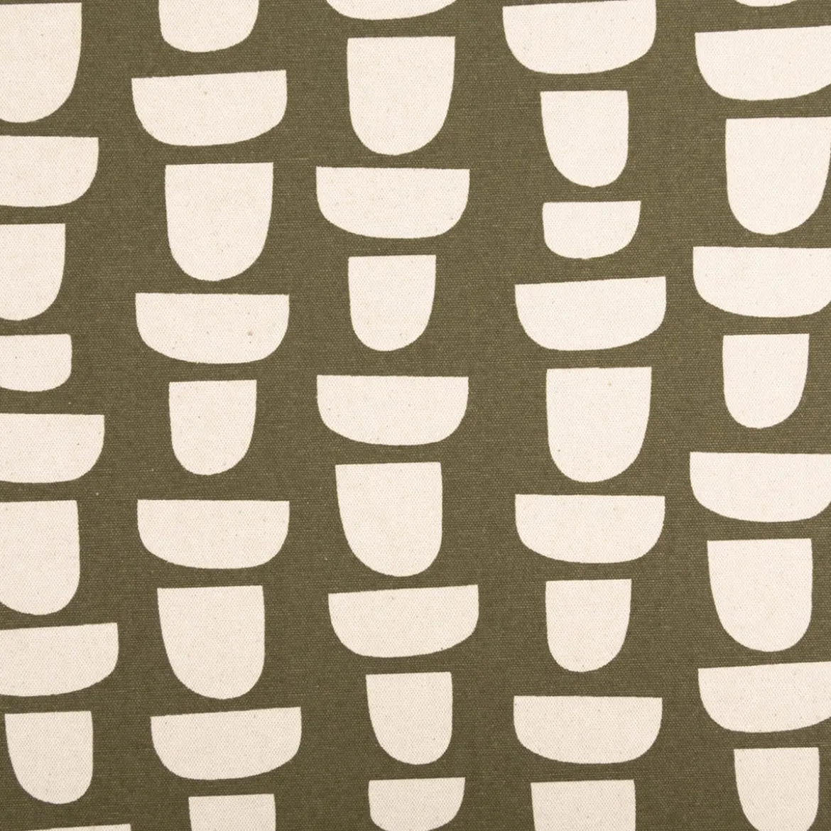 Canvas Stoff mit 70% Baumwolle Leinenlook abstrakt grün natur 1,48m Breite
