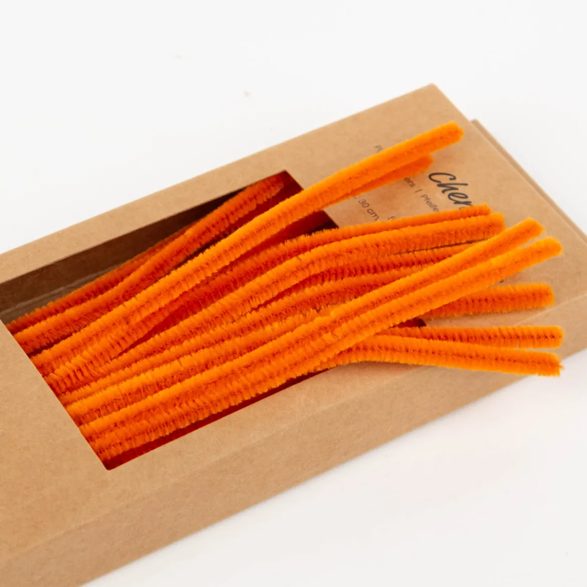 Chenilledraht Pfeifenreiniger Orange 50 Stück 30 cm x 6 mm von Creativ Company