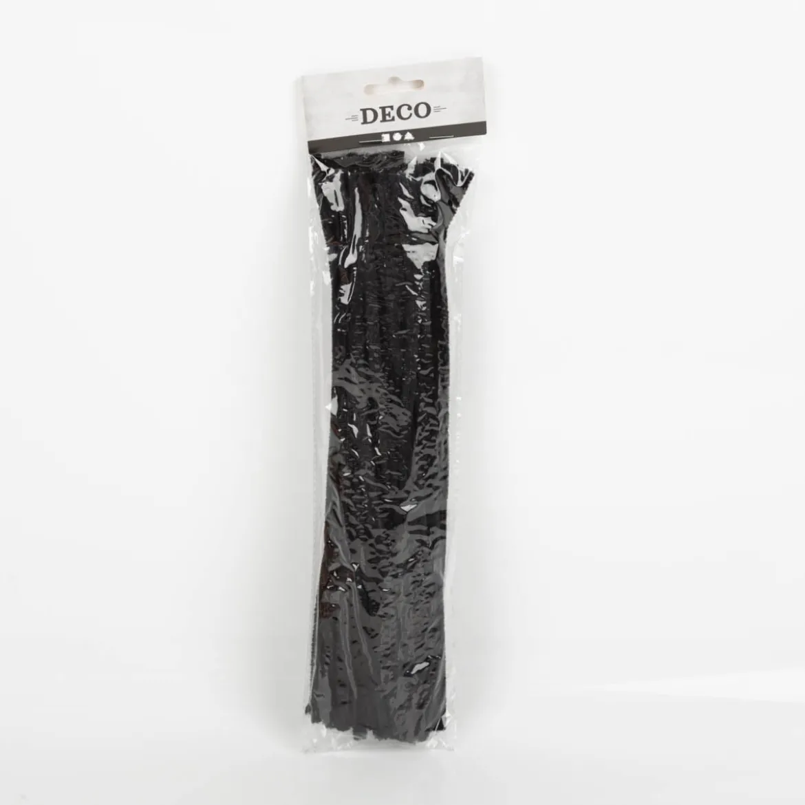 Chenilledraht Pfeifenreiniger Schwarz 50 Stück 30 cm x 6 mm von Creativ Company
