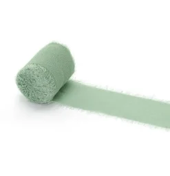 Chiffonband pistaziengrün 4x500cm im 3er Pack