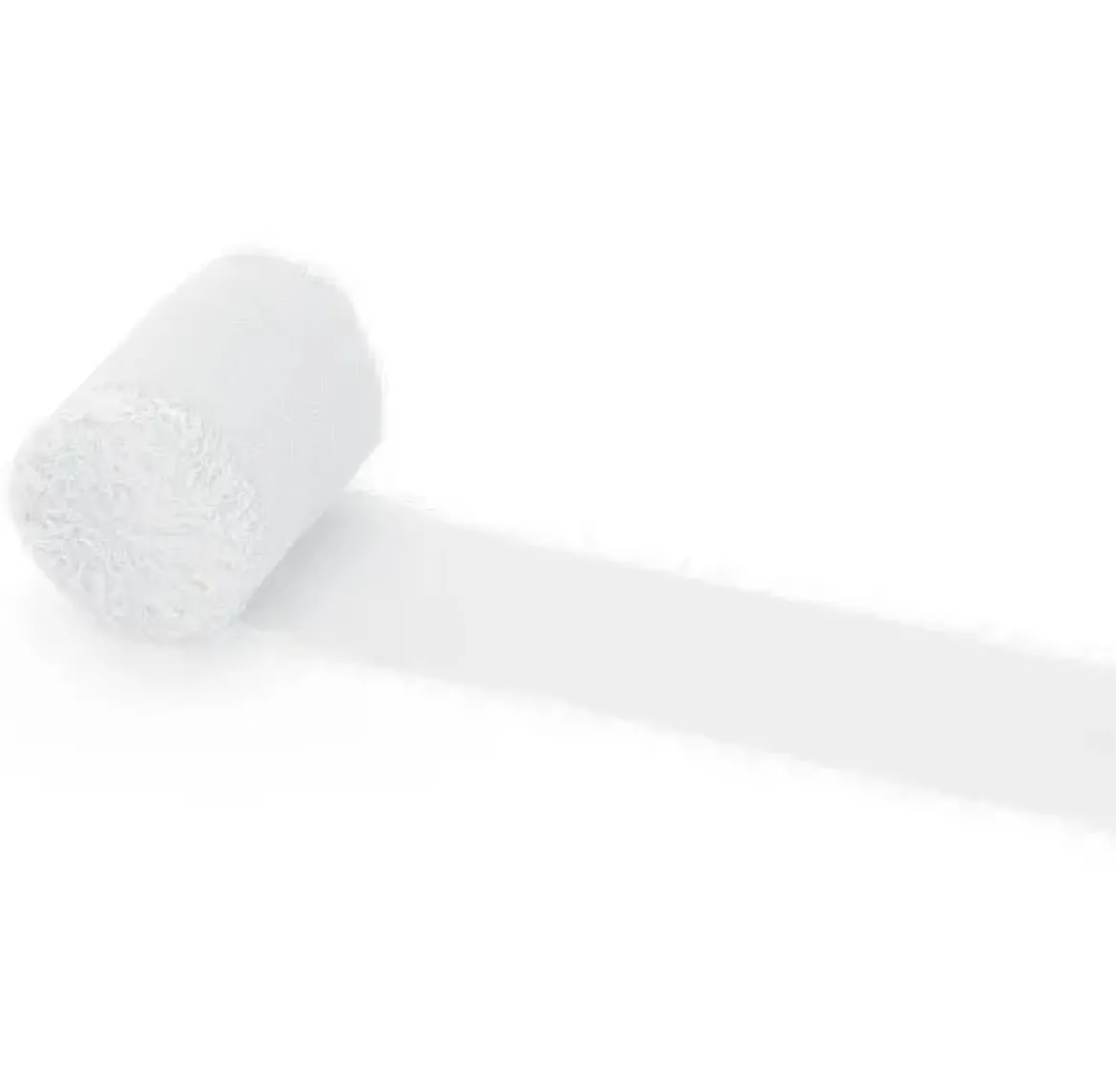 Chiffonband weiß 4x500cm im 3er Pack