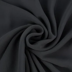Chiffon Meterware dunkelgrau