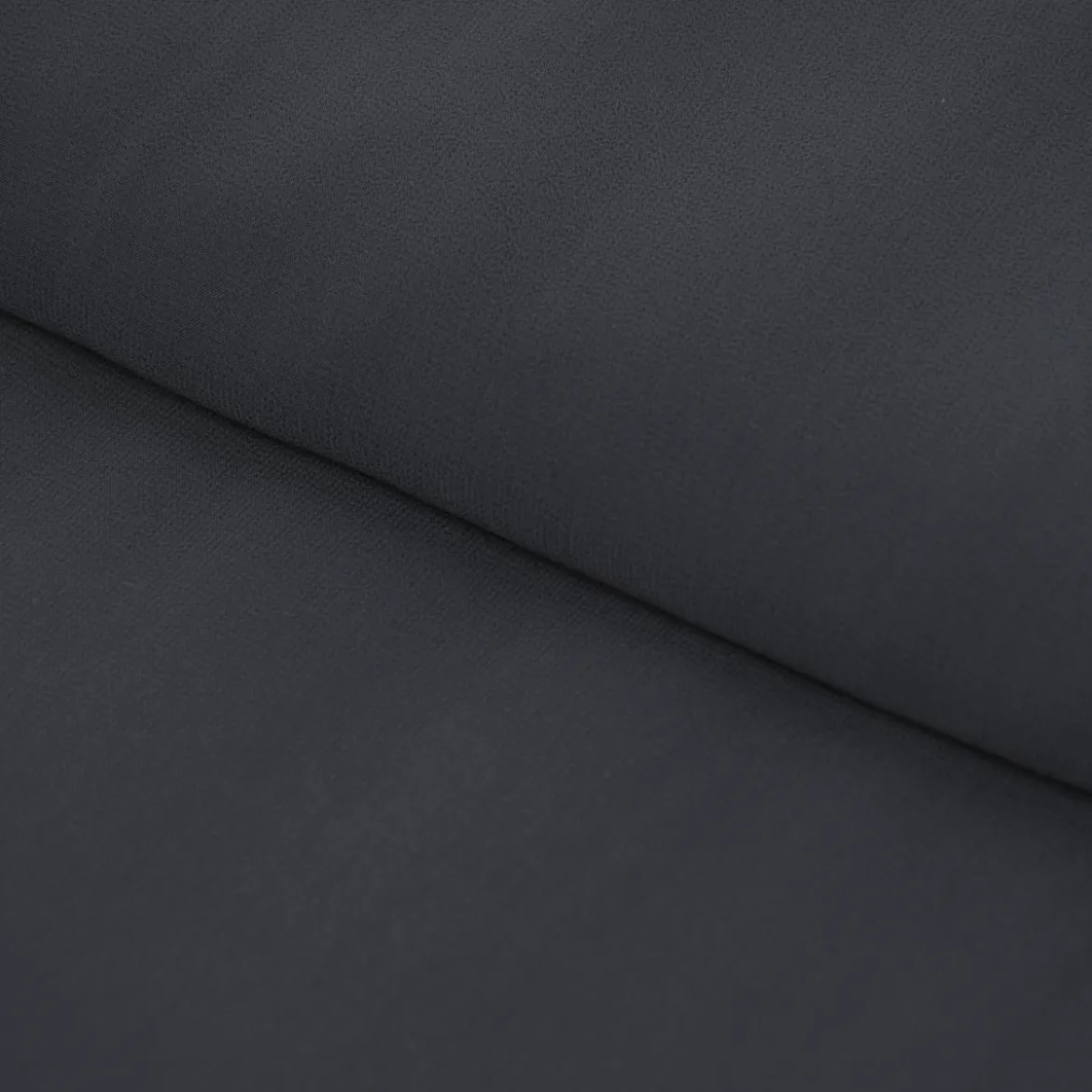 Chiffon Meterware dunkelgrau