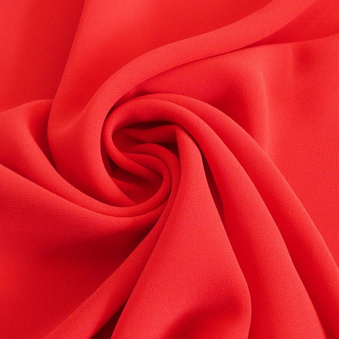 Chiffon Meterware hell rot