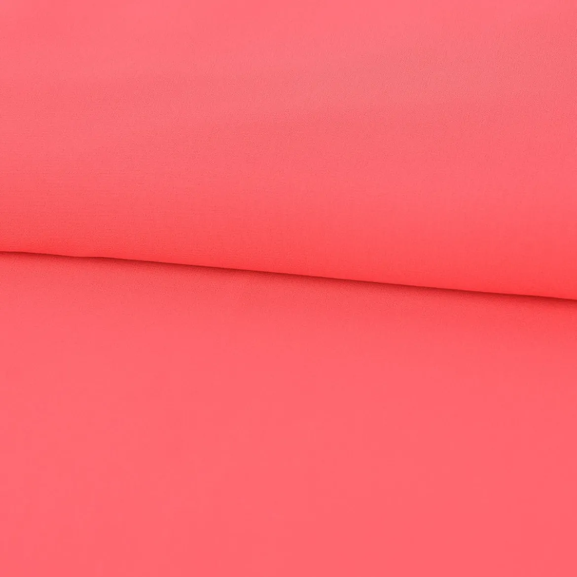 Chiffon Meterware koralle 1,45m Breite