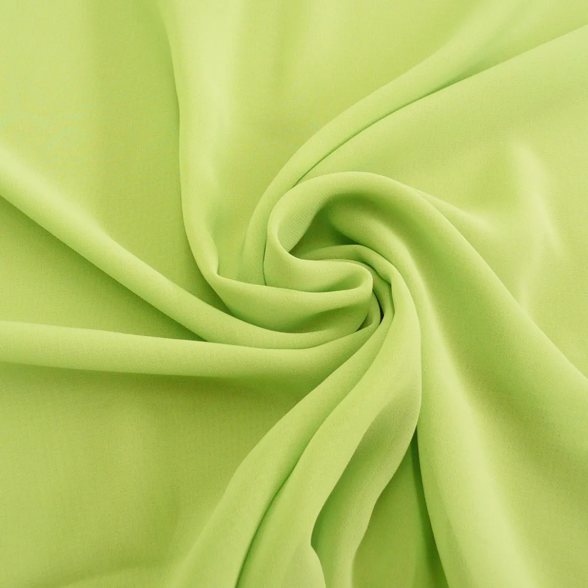 Chiffon Meterware moosgrün