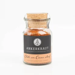 Chili con Carne scharf Gewürzmischung im Glas 80g mit Korkdeckel von Ankerkraut