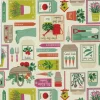 Clarke & Clarke Baumwollstoff Garten Gardening Spring Dekostoff