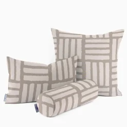 Clarke & Clarke Baumwollstoff Malva taupe braun
