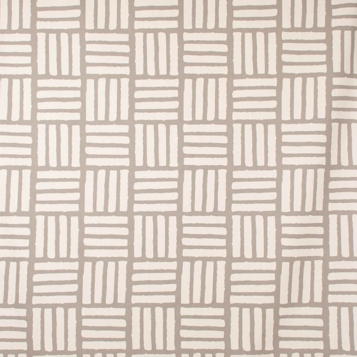 Clarke & Clarke Baumwollstoff Malva taupe braun