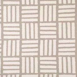 Clarke & Clarke Baumwollstoff Malva taupe braun