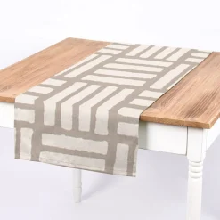 Clarke & Clarke Baumwollstoff Malva taupe braun