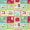 Clarke & Clarke Baumwollstoff Patchwork Nähutensilien Craftwork