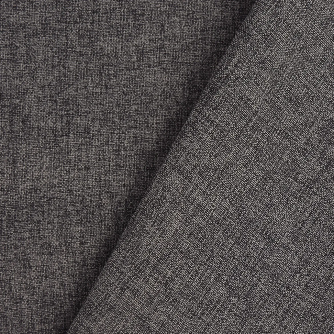 Clarke & Clarke Dekostoff Bezugsstoff Möbelstoff Polsterstoff Webstoff Wool-Touch Wollcharakter meliert anthrazit grau 140cm Breite