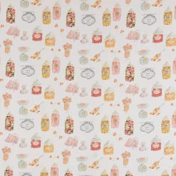 Clarke & Clarke STUDIO G Digitaldruck Süßigkeiten Bonbons Candyshop ecru multi 138cm Breite