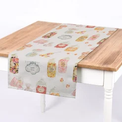 Clarke & Clarke STUDIO G Digitaldruck Süßigkeiten Bonbons Candyshop ecru multi 138cm Breite