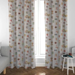 Clarke & Clarke STUDIO G Digitaldruck Nähen Nähaccessoires ecru multi 138cm Breite