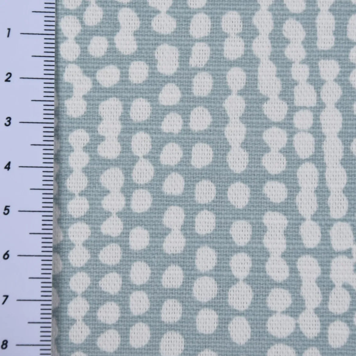 Clarke & Clarke STUDIO G Englischer Dekostoff Baumwollstoff Halbpanama Polsterstoff Rainfall Regentropfen mineral blau 138cm Breite