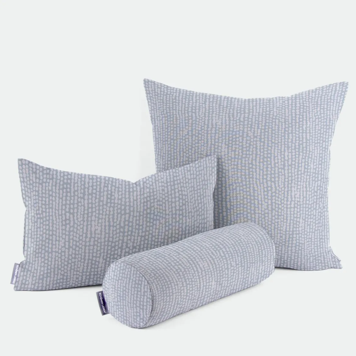 Clarke & Clarke STUDIO G Englischer Dekostoff Baumwollstoff Halbpanama Polsterstoff Rainfall Regentropfen mineral blau 138cm Breite