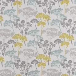 Clarke & Clarke STUDIO G Englischer Dekostoff Baumwollstoff Polsterstoff Blumen Gräser Mineral blau grün grau 138cm Breite