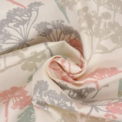 Clarke & Clarke STUDIO G Englischer Dekostoff Baumwollstoff Polsterstoff Blumen Gräser pastell mint rosa grau 138cm Breite