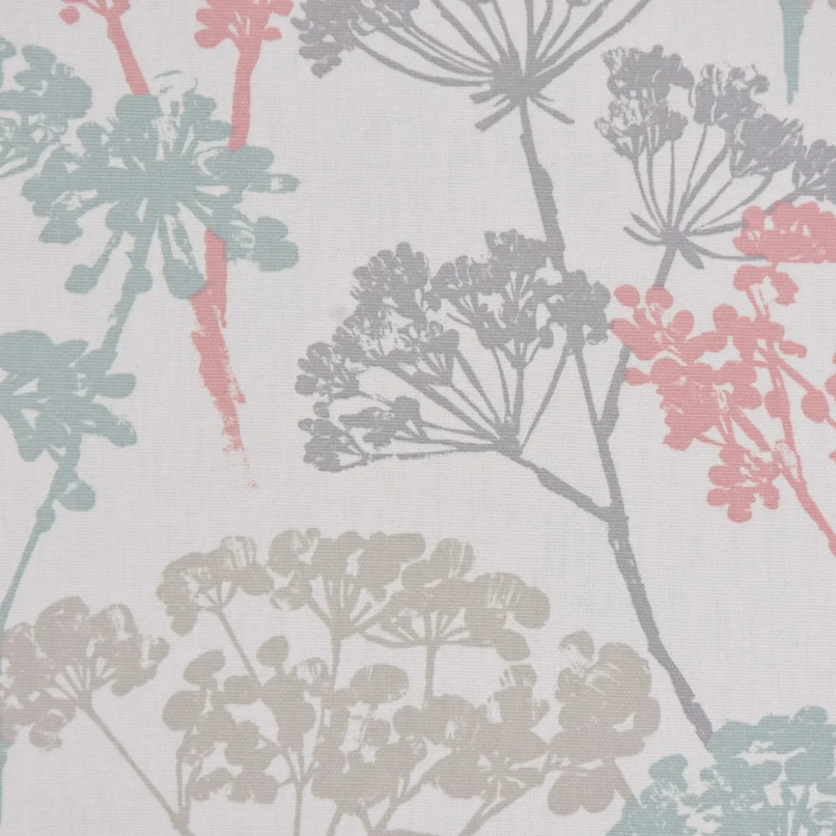 Clarke & Clarke STUDIO G Englischer Dekostoff Baumwollstoff Polsterstoff Blumen Gräser pastell mint rosa grau 138cm Breite